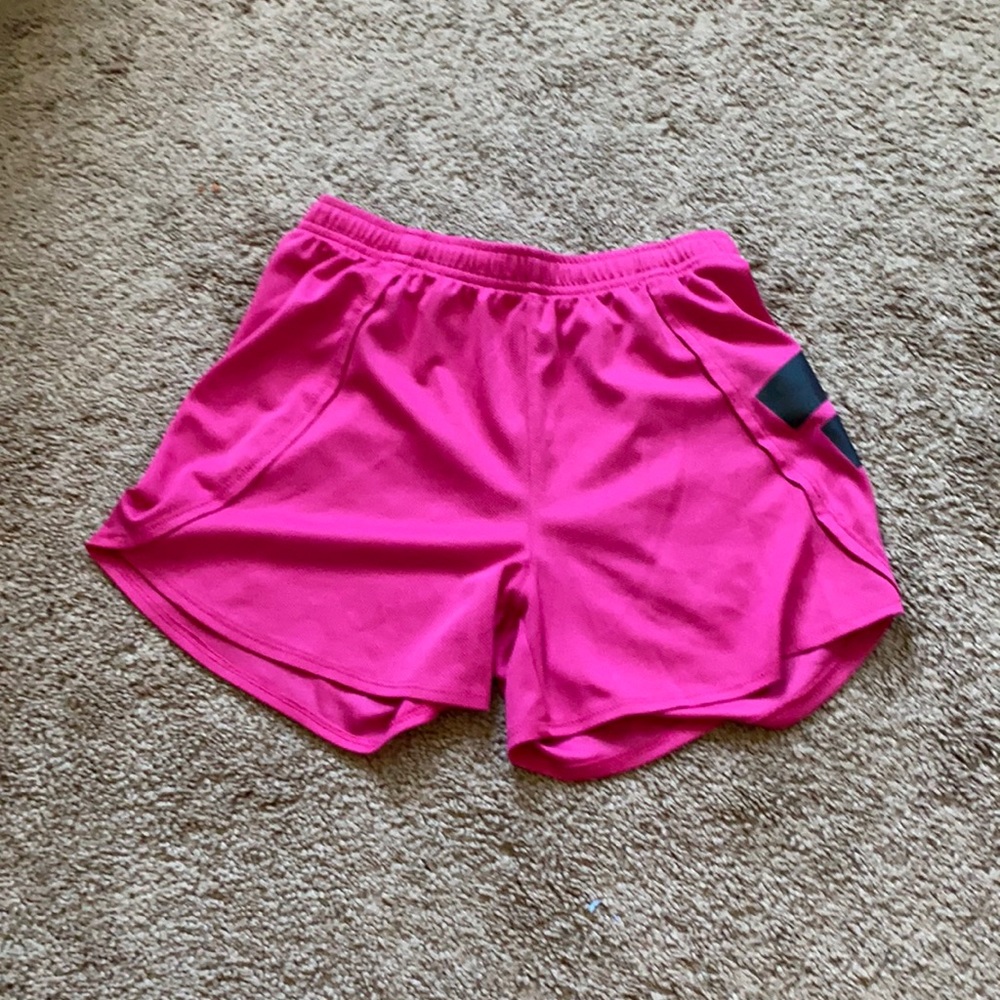 Pink Adidas shorts